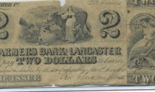 $2 " Lancaster Bank " (1800 