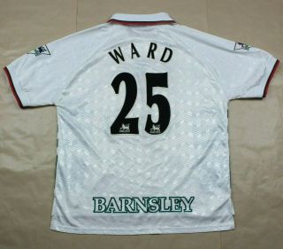Barnsley 1997 1998 Away Shirt RARE MATCH WORN WARD 25 2