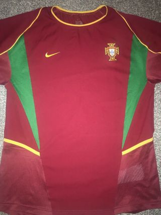 Portugal Home Shirt 2002/04 Medium Rare And Vintage