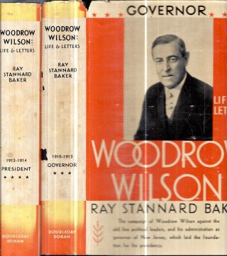 Rare 1931 Woodrow Wilson Life Letters Dust Jackets Slipcase First Edition Usa