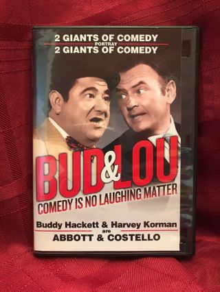 Bud & Lou: Comedy Is No Laughing Matter (dvd 2012) Rare Oop Hard To Find