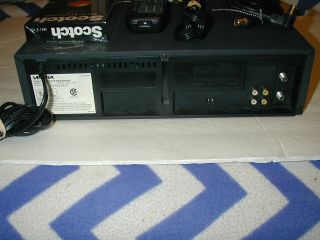 VEXTRA VX - 904 VHS VCR ULTRA RARE VCR COLLECTOR ' S W/CABLES,  REMOTE,  TAPE 4