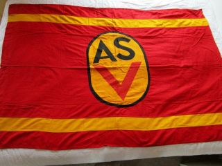 Rare Vintage Large Flag East German Army Grenztruppen Asv Border Troops Sports
