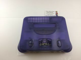 N64 Funtastic Grape Purple Console RARE OEM Nintendo Unit Only Fast SAFE Ship 3