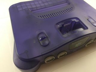 N64 Funtastic Grape Purple Console RARE OEM Nintendo Unit Only Fast SAFE Ship 6