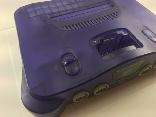 N64 Funtastic Grape Purple Console RARE OEM Nintendo Unit Only Fast SAFE Ship 7