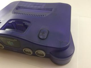N64 Funtastic Grape Purple Console RARE OEM Nintendo Unit Only Fast SAFE Ship 8