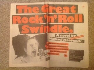 Sex Pistols Rock N Roll Swindle Rare 1980 Newspaper Punk Jamie Reid 2