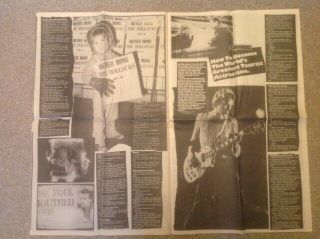 Sex Pistols Rock N Roll Swindle Rare 1980 Newspaper Punk Jamie Reid 6