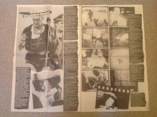 Sex Pistols Rock N Roll Swindle Rare 1980 Newspaper Punk Jamie Reid 7