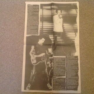 Sex Pistols Rock N Roll Swindle Rare 1980 Newspaper Punk Jamie Reid 8