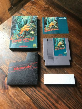 Pitfall Nintendo Entertainment System 1987 Complete Box Cib Nes Vtg Rare
