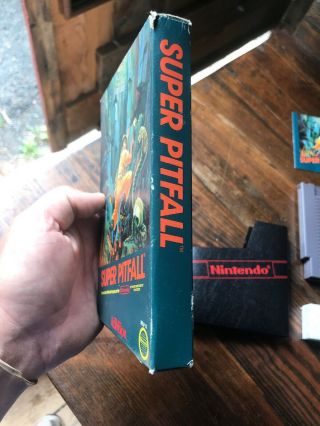 Pitfall Nintendo Entertainment System 1987 Complete Box CIB NES Vtg Rare 3