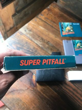 Pitfall Nintendo Entertainment System 1987 Complete Box CIB NES Vtg Rare 6