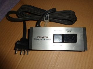 Rare Vintage Pioneer Pl - A35d Stereo Turntable Wired Remote Control Unit