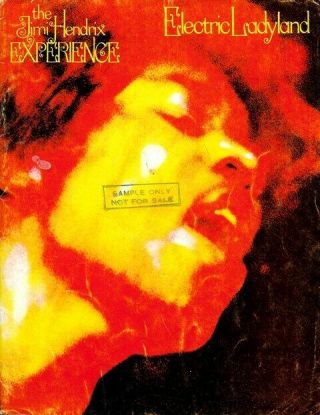 The Jimi Hendrix Experience - Electric Ladyland - Rare Sheet Music Songbook 1968