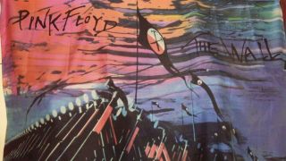Rare Vintage 1982 Pink Floyd The Wall Tapestry Banner Poster Flag Made In Italy