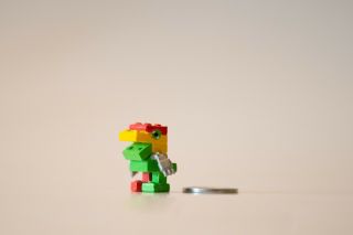 Toy Agumon Figurine Toy Lego Digimon Mini Bandai Rare Htf
