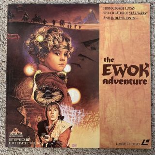 Star Wars - The Ewok Adventure Laserdisc - Very Rare Sci - Fi