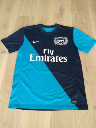 Arsenal Football Club Away Shirt 2011 - 2012 - Rare/classic/retro - Medium Mens