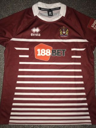 Wigan Warriors Rugby League Shirt 2017 Large Rare