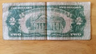 1928A $2 Two Dollar Bill Series A Red Seal Note (Rare A - A Block) 2