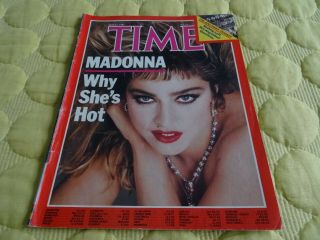 Madonna Time Mag May 27 1985 Mega Rare Virgin Tour Usa Groove Border Madame X