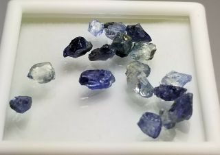 Rare benitoite crystals from the gem mine in California (BHW 33) 2