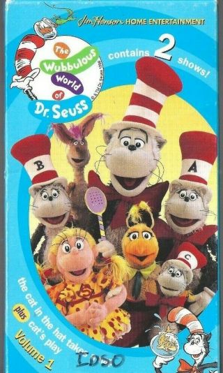 The Wubbulous World Of Dr.  Seuss - Volume 1 (vhs,  1999) Rare Oop Kids