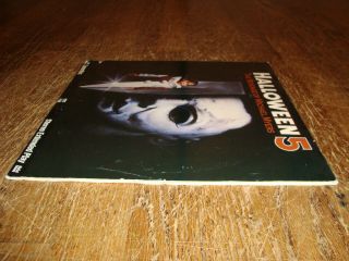 HALLOWEEN 5 (1989) Horror RARE LASERDISC MOVIE LD CBS/FOX Home Video LASER DISC 5