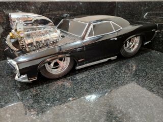 Muscle Machines 1966 Pontiac Gto Black Slammed Custom Protouring 1/18 Htf Rare
