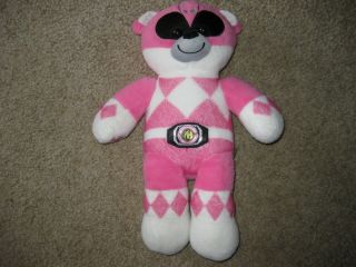 Rare Htf Build - A - Bear Mighty Morphin Pink Kimberly Power Rangers Retired