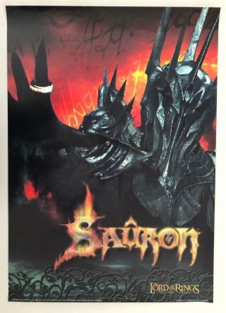 Lord Of The Rings,  Sauron,  Rare Authentic Licensed 2002 Poster