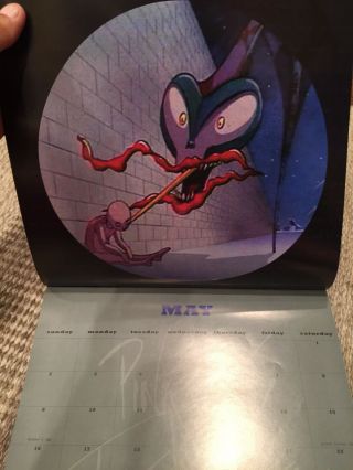 Pink Floyd “ THE WALL” 2004 Very Rare Calendar Roger Waters England Exclusive 4
