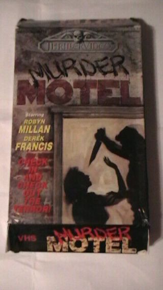 Murder Motel 1974 Thriller Video Big Box Horror Crime Mystery Fantasy Drama Rare