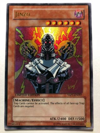 Yugioh Jinzo Yap1 - En007 Ultra Rare Limited Edition Near Mint/very Lighly Played