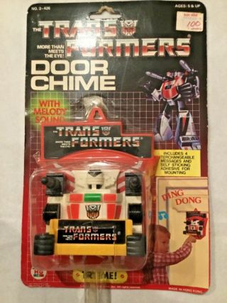 Ultra Rare - Transformers Door Chime W/melody Sound - Hasbro 1984 - Still