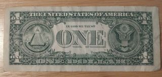 2013 K Series $1 One Dollar Bill Rare FRN Star Note Very Low Serial Number Poker 3