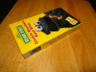 Cookie Monster ' s Best Bites (VHS,  1995) Sesame Street Sony Rare Children Kids 4