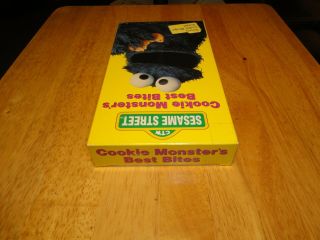 Cookie Monster ' s Best Bites (VHS,  1995) Sesame Street Sony Rare Children Kids 5