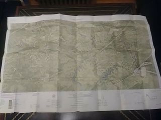 1965 Vietnam War Us Army Corps Of Engineers Nam Phan Vietnam 1:50,  000 Map Rare