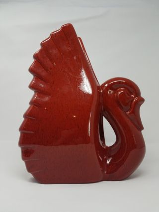 Jaru Deep Red Swan Mid Century Modern Numbered Rare