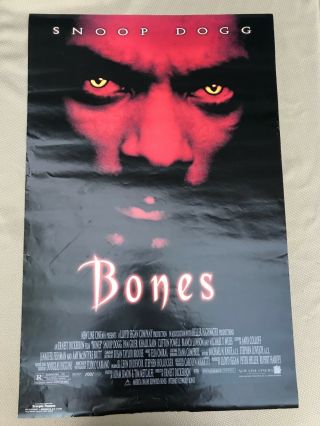 Rare.  Vintage Bones Movie Poster Snoop Dogg 22x34 " Horror Rap Music 2000s (2001)