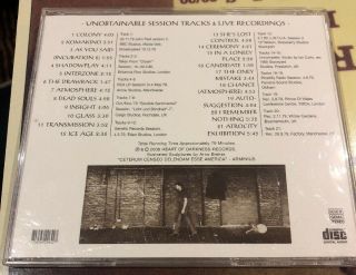 Joy Division The Marble Index Rare CD Album Live Outtakes Order 2