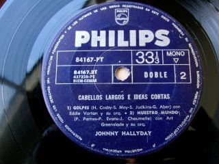JOHNNY HALLYDAY RARE Argentina EP 7 