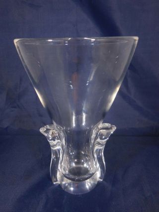 Rare Art Deco Steuben Glass Vase Donald Pollard Design Signed - Mg1