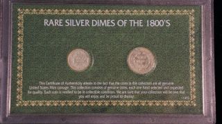Rare Dimes Of The 1800 