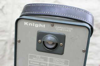 Vintage Allied Knight Radio Capacitor Tester Checker RARE 2