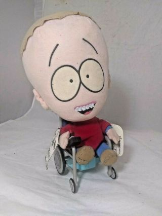 Rare 2000 South Park Talking Plush Timmy Burch Wheelchair South Park