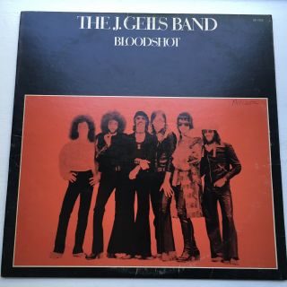 J Geils Band - Bloodshot’ Rare Nm Red Lp Vinyl 1973